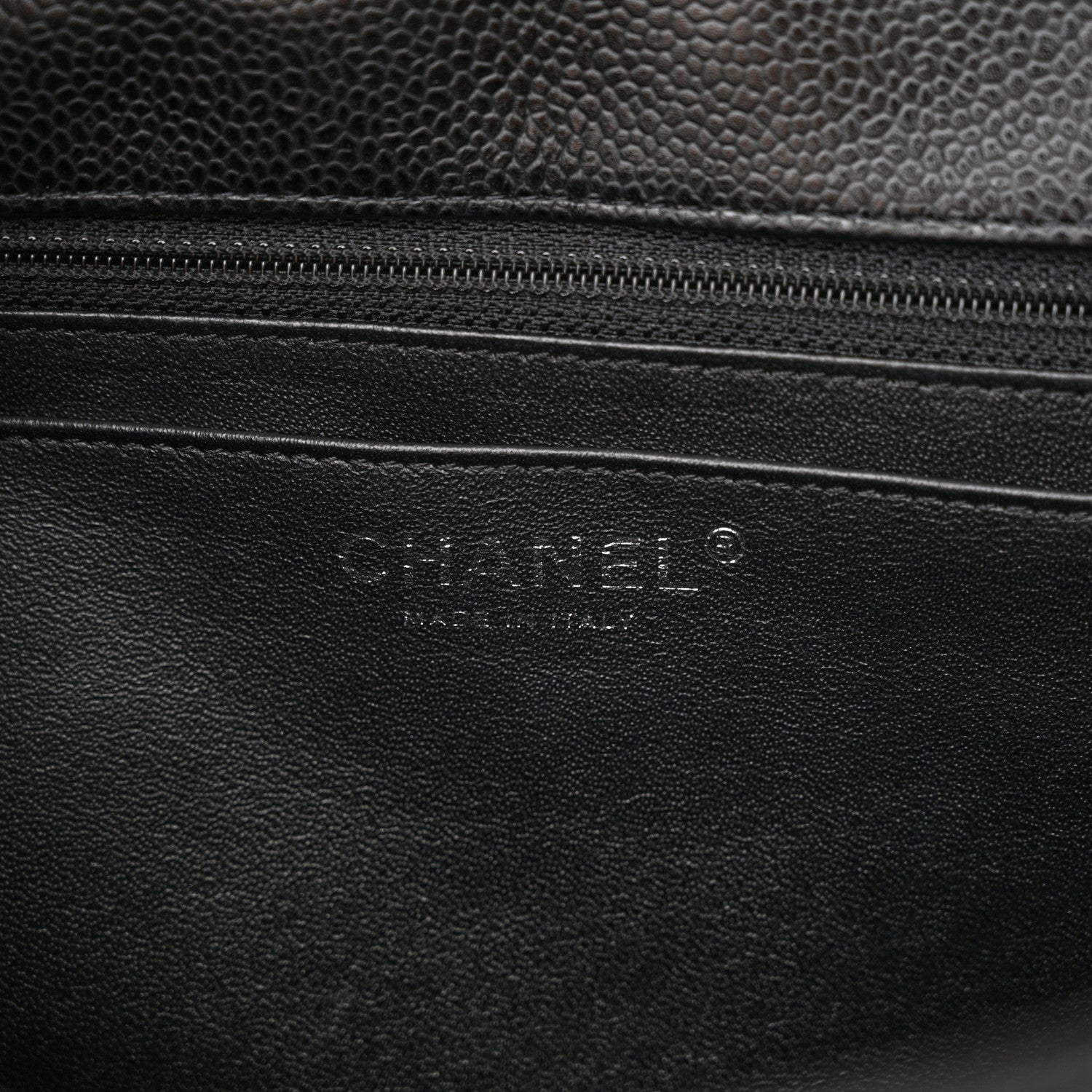 Chanel Caviar Quilted Jumbo Single Flap Black 6 of 10