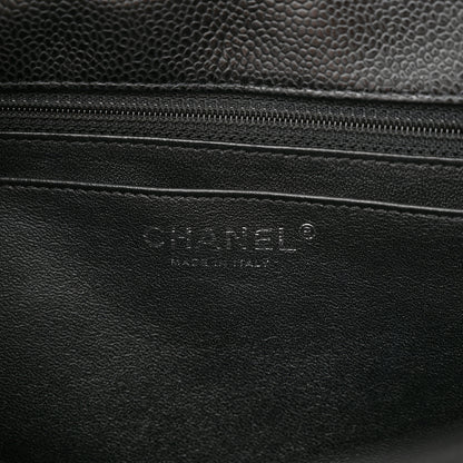 Chanel Caviar Quilted Jumbo Single Flap Black 6 of 10