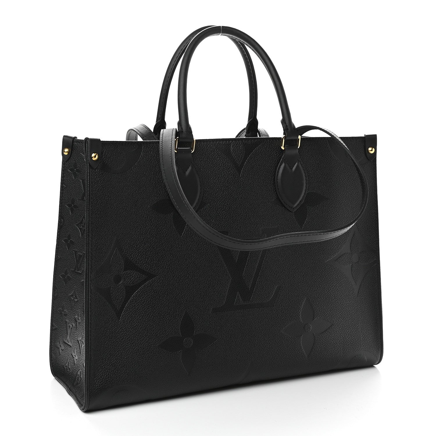 Louis Vuitton Empreinte Monogram Giant Onthego MM Black 3 of 8