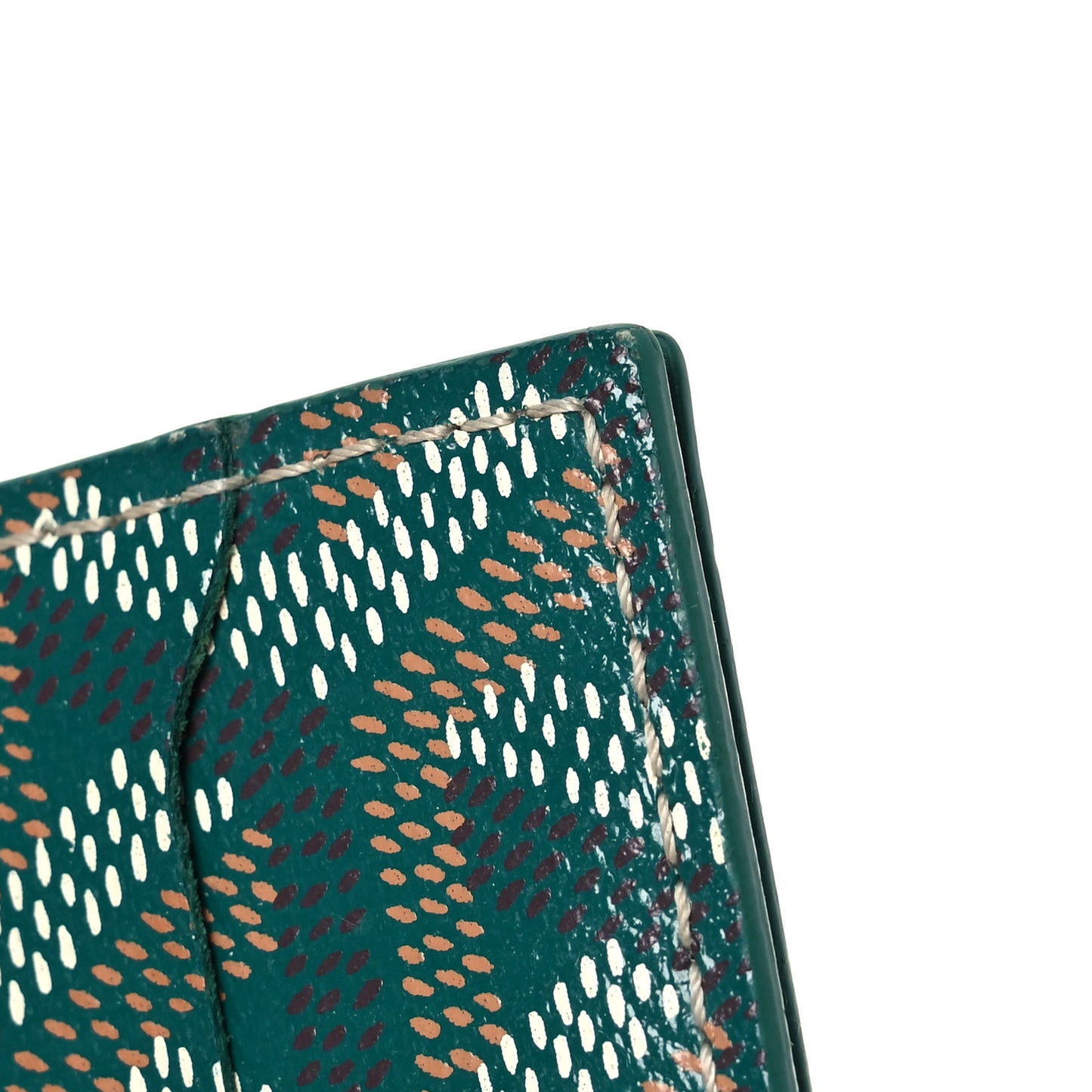 Goyardine Bi-Fold Victoire PM Wallet Green