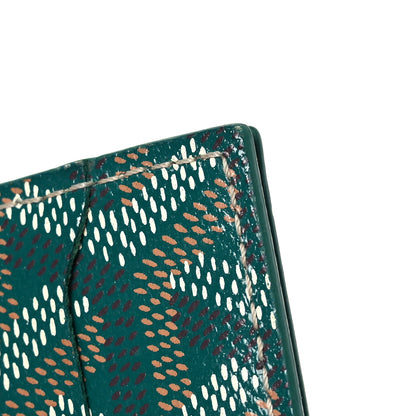 Goyard Goyardine Bi-Fold Victoire PM Wallet Green 8 of 8
