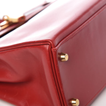 Hermes Box Kelly Retourne 28 Rouge Vif 38 of 41
