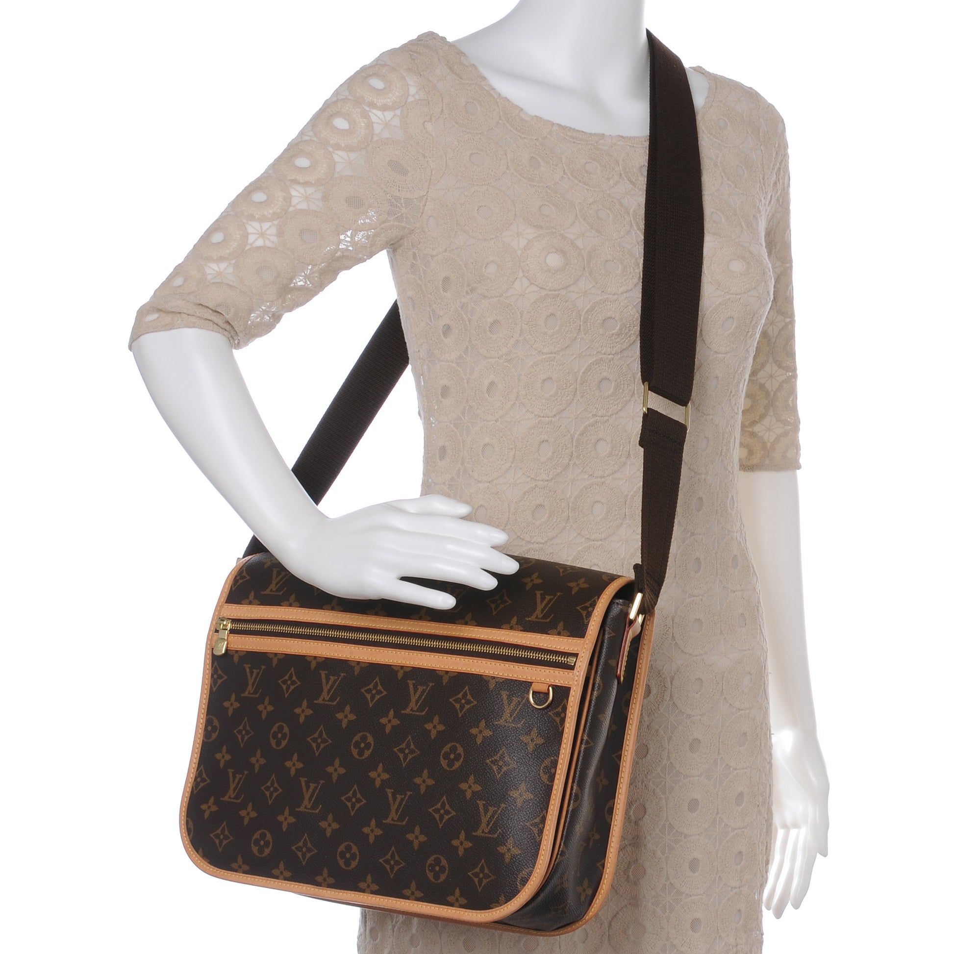 Louis Vuitton Monogram Bosphore GM Messenger Bag 2 of 8