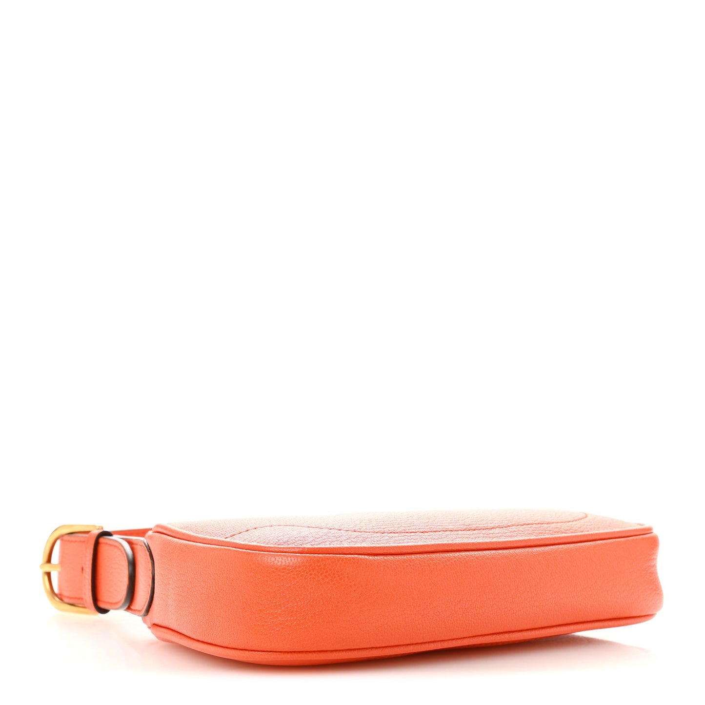 Goatskin Mini Aphrodite Shoulder Bag Orange