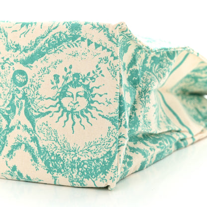 Christian Dior Canvas Dioriviera Toile de Jouy Soleil Tote Aquamarina 8 of 11
