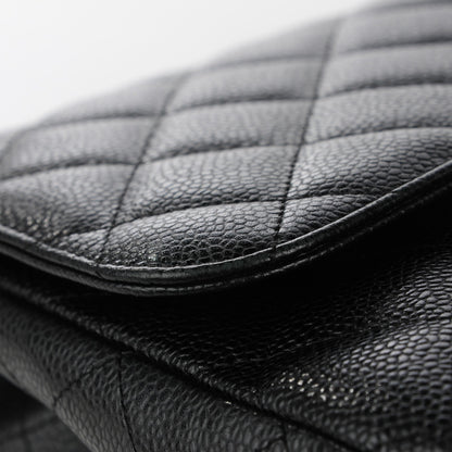 Chanel Caviar Quilted Jumbo Single Flap Black 2 of 11