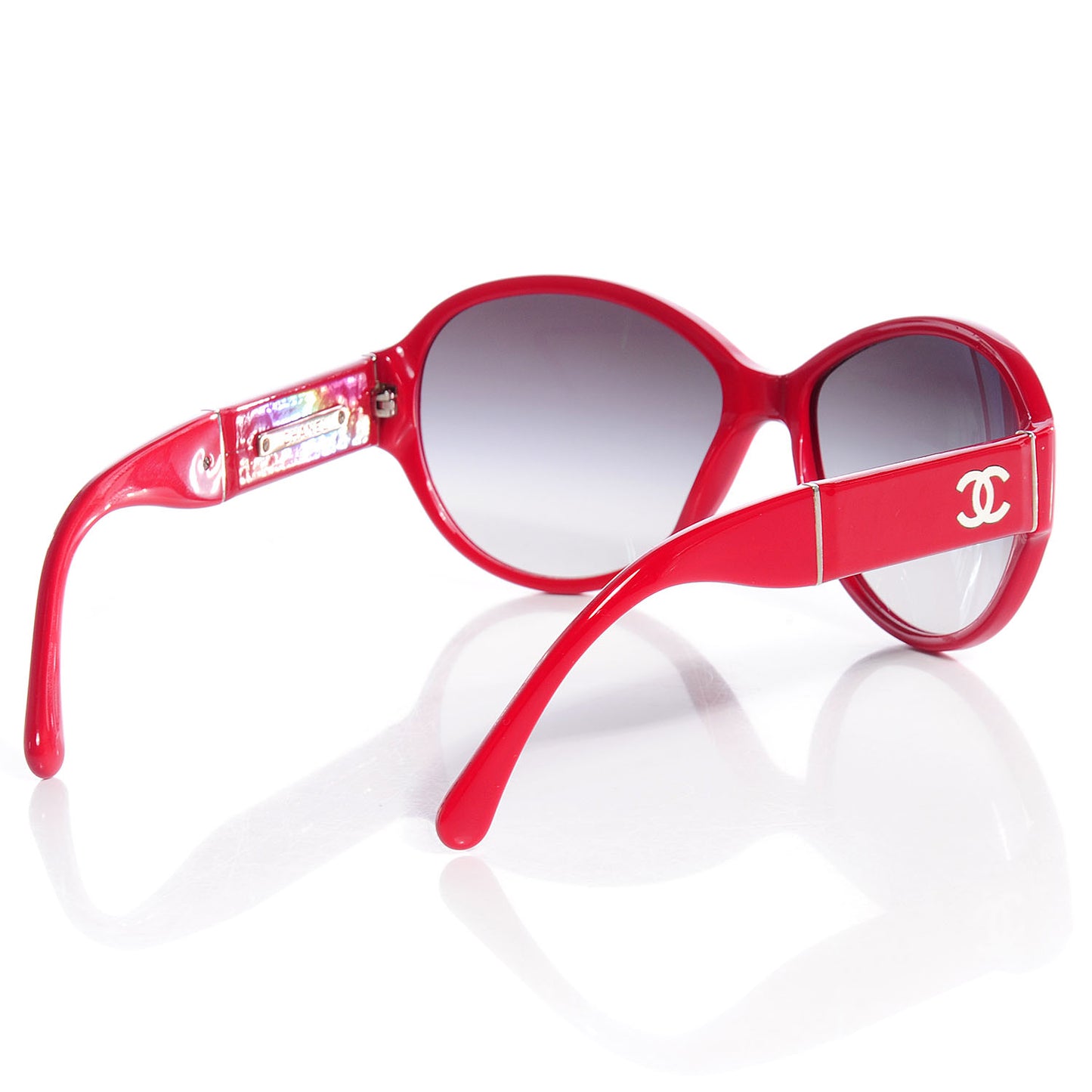 CC Logo Sunglasses Red 5229Q