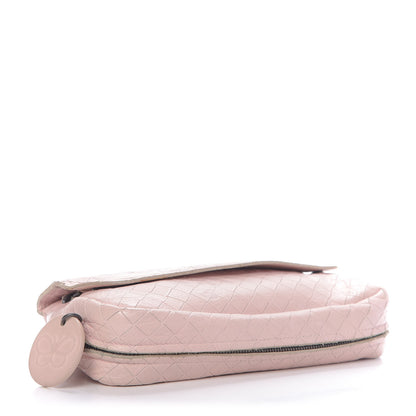 Bottega Veneta Calfskin Intrecciomirage Embossed Butterfly Small Chain Crossbody Petale 4 of 8