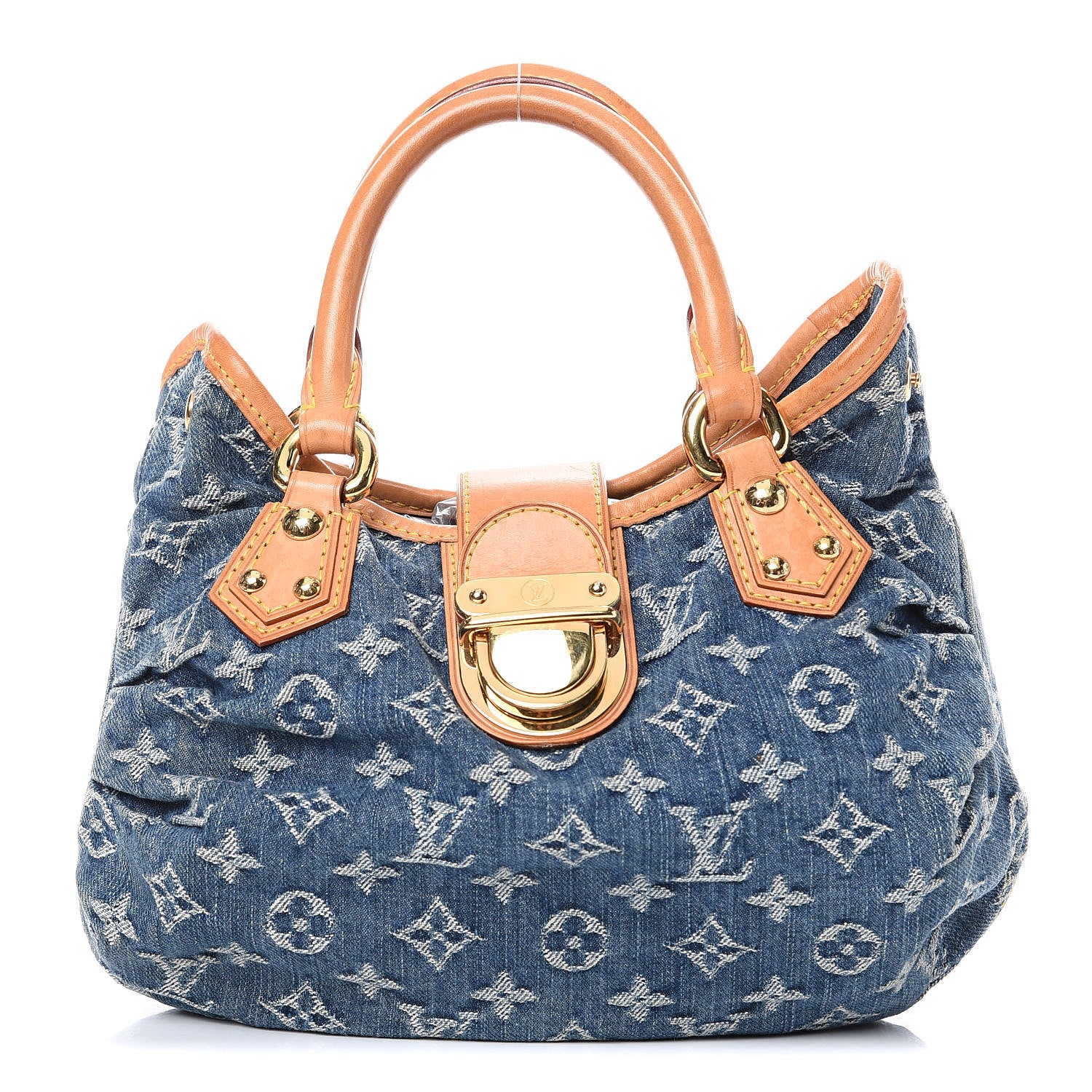 Louis Vuitton Monogram Denim Pleaty Blue 1 of 16