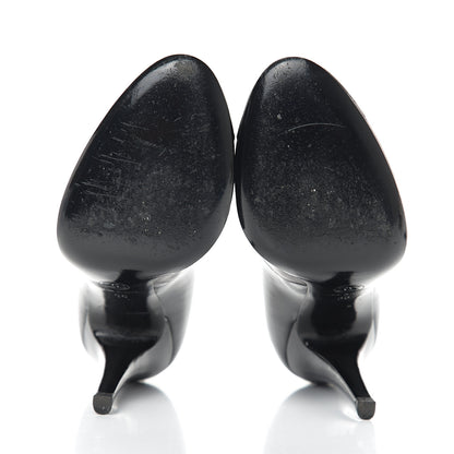 Chanel Patent Lambskin Mary Jane Pump 36 Black 6 of 9