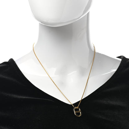 Hermes Swift O'Maillon Pendant Necklace Black 2 of 5