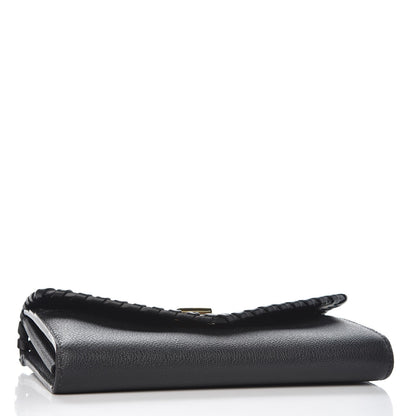 Louis Vuitton Monogram Cuir Plume Very Wallet Black 4 of 9