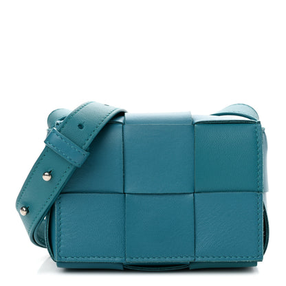 Bottega Veneta Lambskin Maxi Intrecciato Extra Mini Cassette Crossbody Bag Blaster 1 of 10