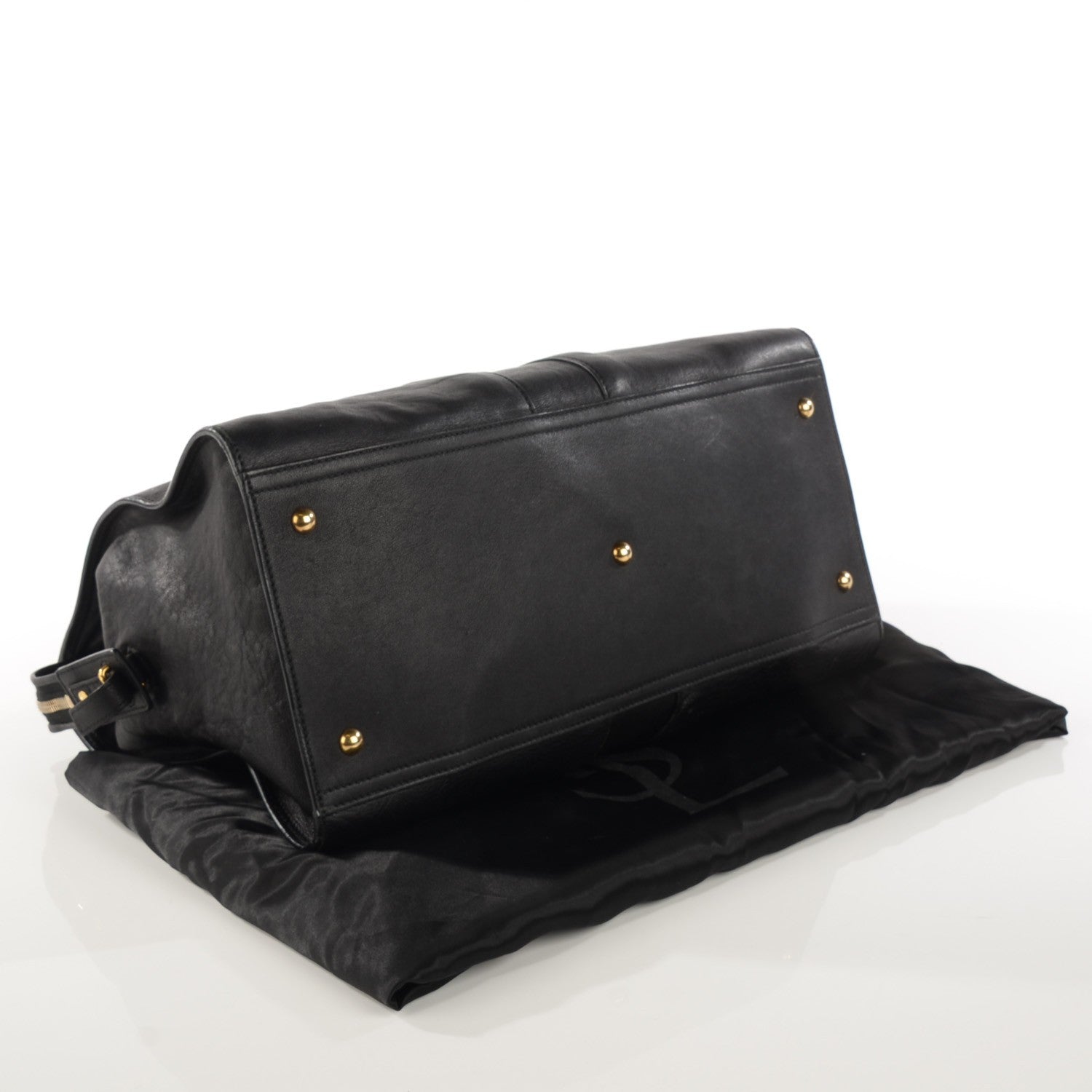 Saint Laurent Sheepskin Large Cabas ChYc Black 4 of 7