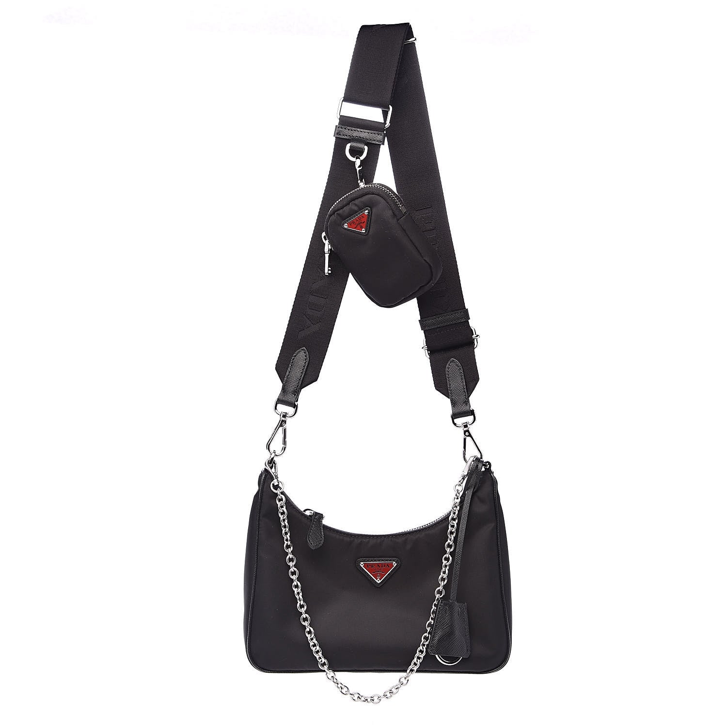 Prada Nylon Lunar New Year Re-Edition 2005 Shoulder Bag Black 1 of 12