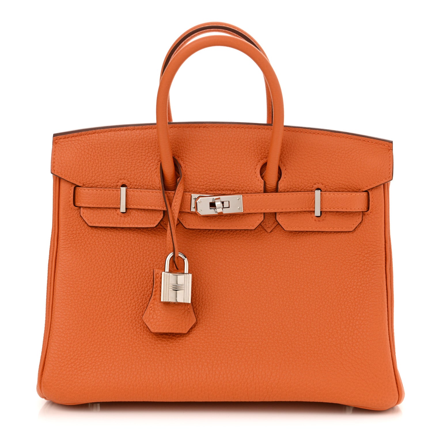Hermes Togo Birkin 25 Orange 1 of 11