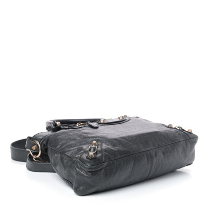 Balenciaga Agneau Giant 12 Rose Gold Hardware Town Black 4 of 13