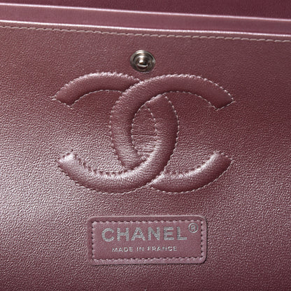 Chanel Metallic Lambskin Quilted Medium Double Flap Pink 8 of 10