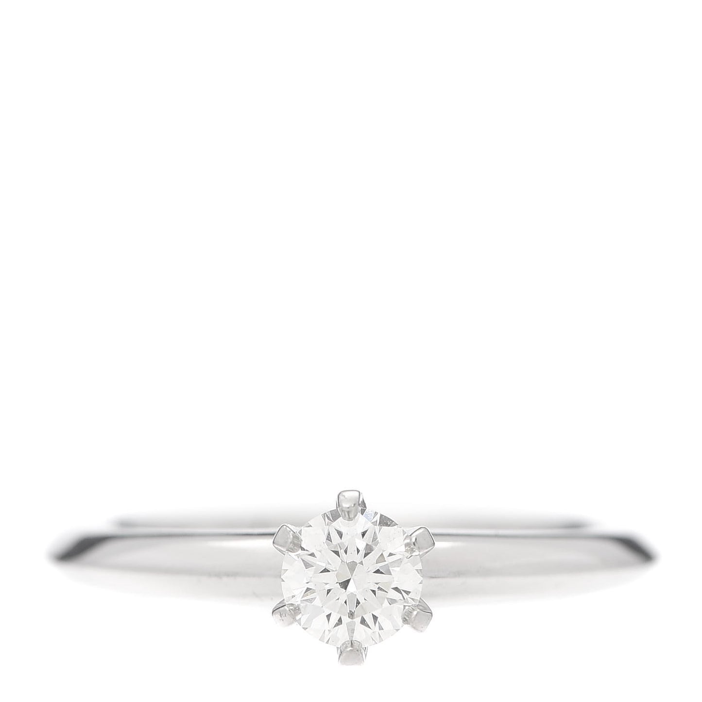 Platinum Diamond .29ct Solitaire Engagement Ring 49 5
