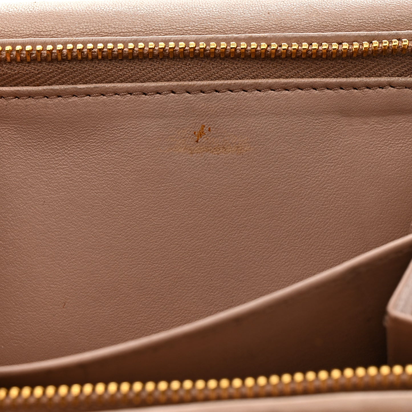 Nappa Matelasse Flap Tri-Fold Wallet Cammeo