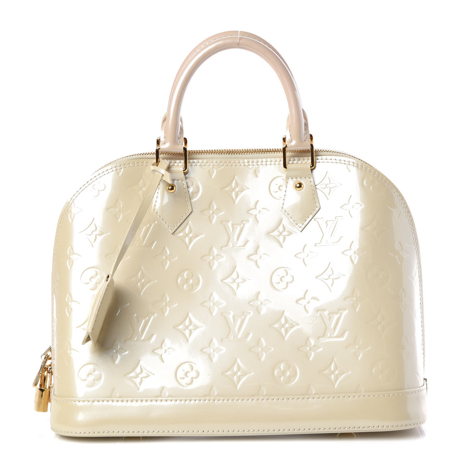 Louis Vuitton Vernis Alma PM Blanc Corail 1 of 9