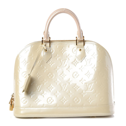 Louis Vuitton Vernis Alma PM Blanc Corail 1 of 9