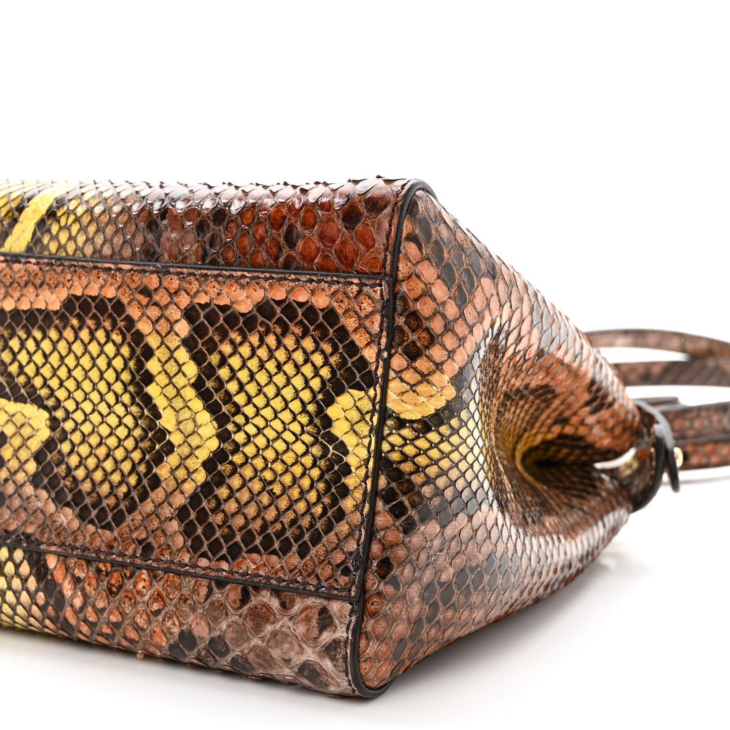 Snakeskin Mini Peekaboo Iconic Satchel