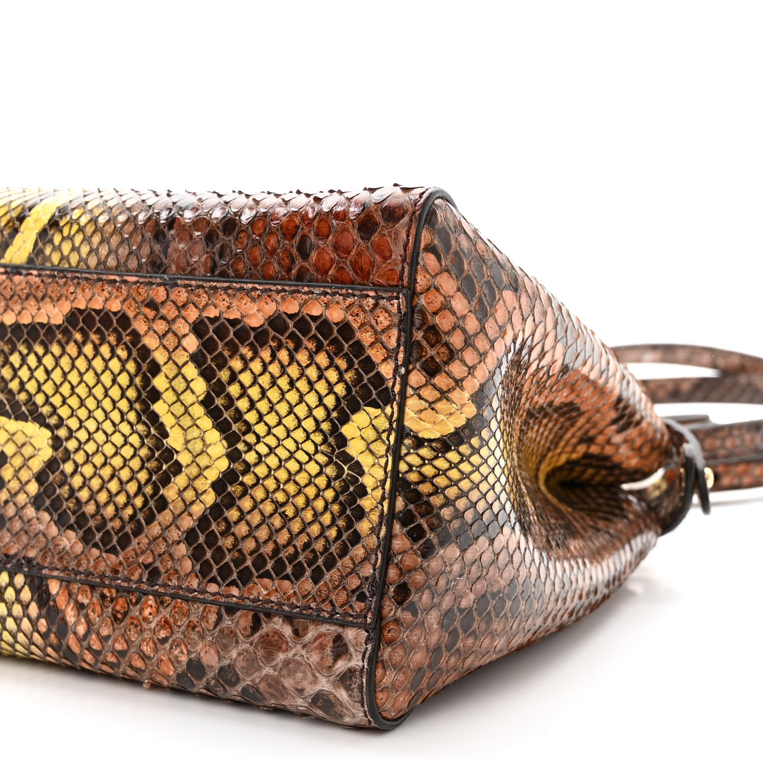 Fendi Snakeskin Mini Peekaboo Iconic Satchel 10 of 10
