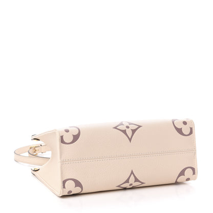 Louis Vuitton Empreinte Monogram Giant Onthego PM Creme Bois De Rose 4 of 10