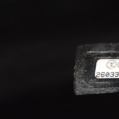 Chanel Sequin Medium Single Flap Silver Black 7 of 11