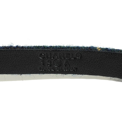 Chanel Wool CC Logo Skinny Belt 85 34 5 of 8