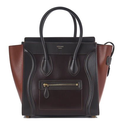 Celine Satin Smooth Calfskin Micro Tri-Color Luggage 1 of 12