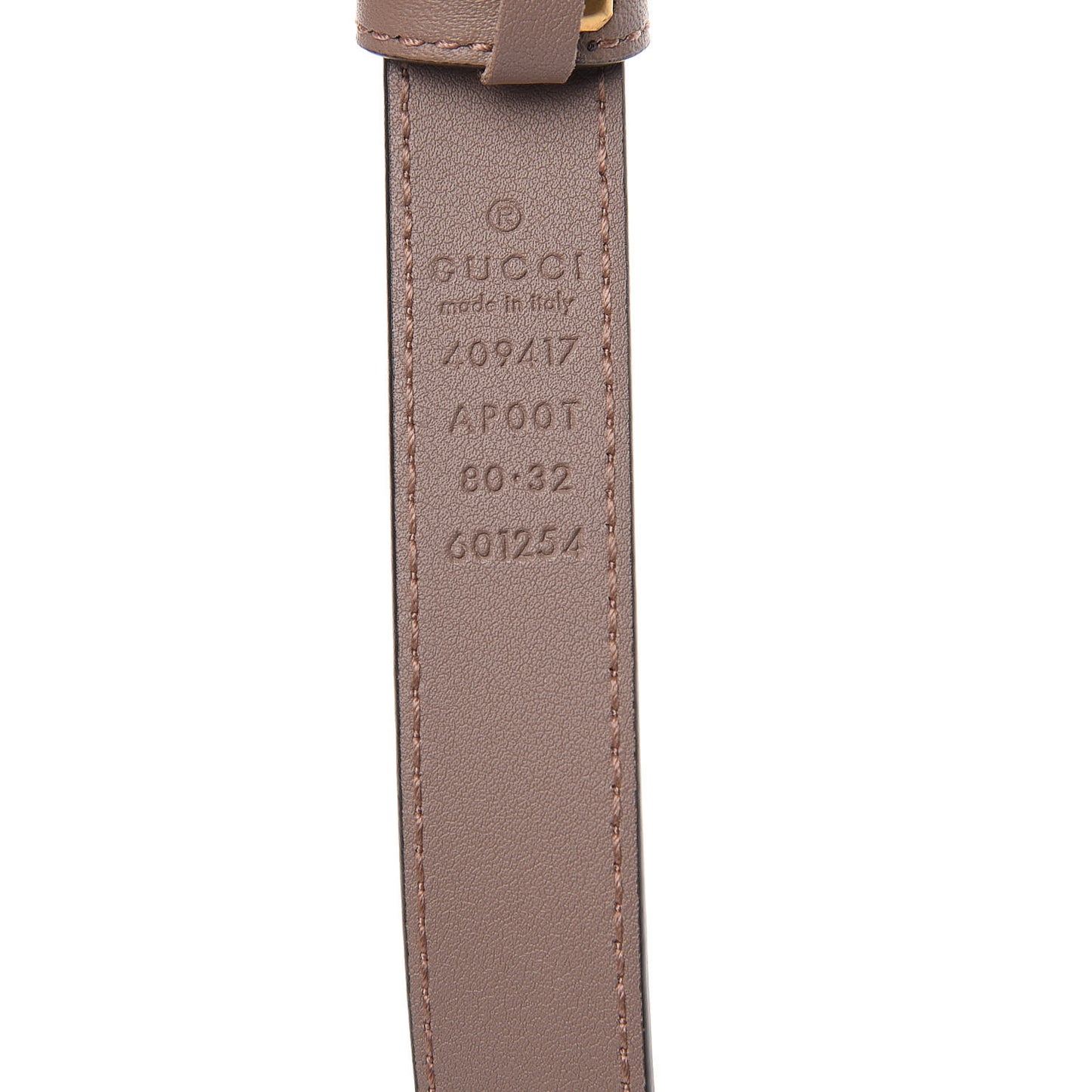 Calfskin Double G 20mm Belt 80 32 Porcelain Rose