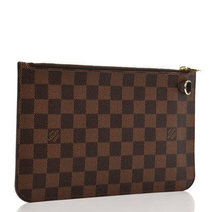Louis Vuitton Damier Ebene Neverfull MM GM Pochette 3 of 8