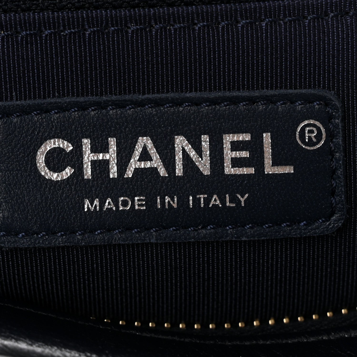Chanel Shearling Medium Gabrielle Hobo Navy 6 of 10