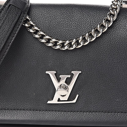 Louis Vuitton Calfskin Lockme II Chain Bag BB Black 17 of 17