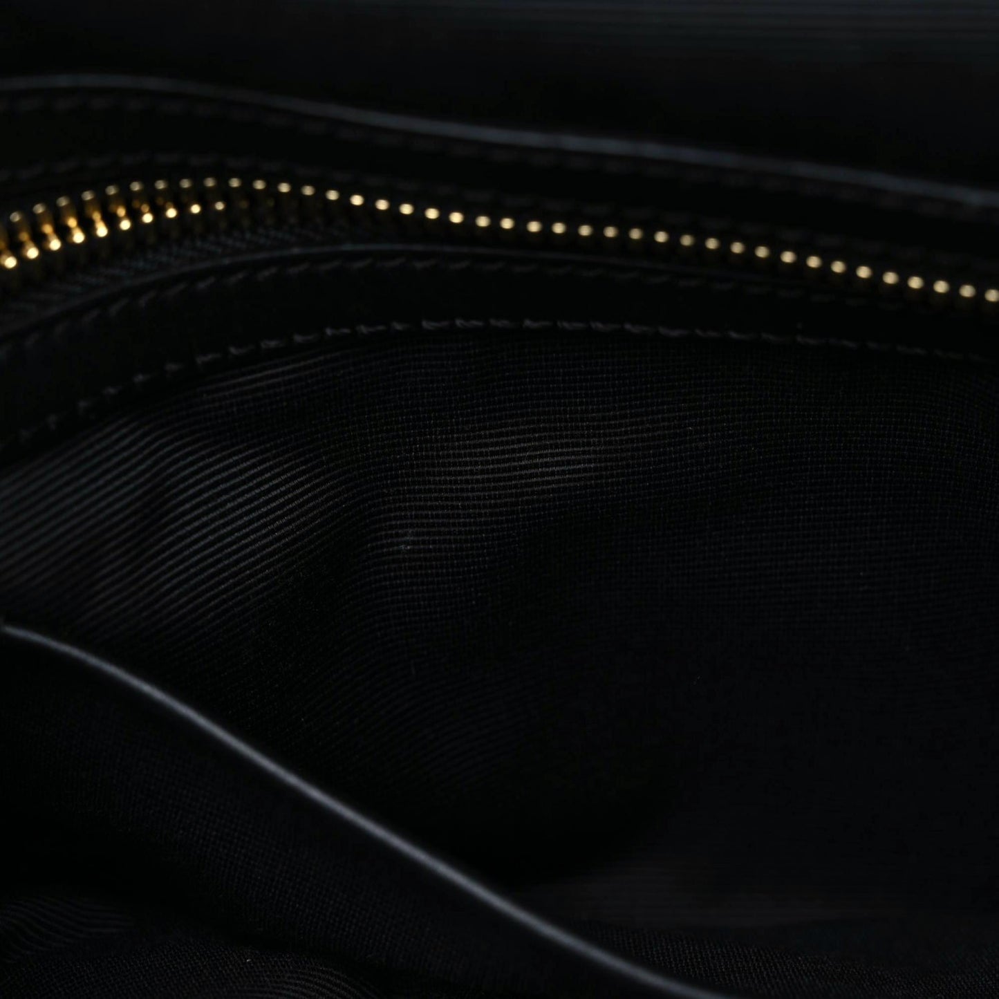 Nylon Medium Rucksack Runway Backpack Black Gold