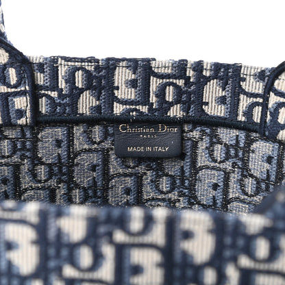 Christian Dior Oblique Medium Book Tote Blue Multicolor 6 of 9