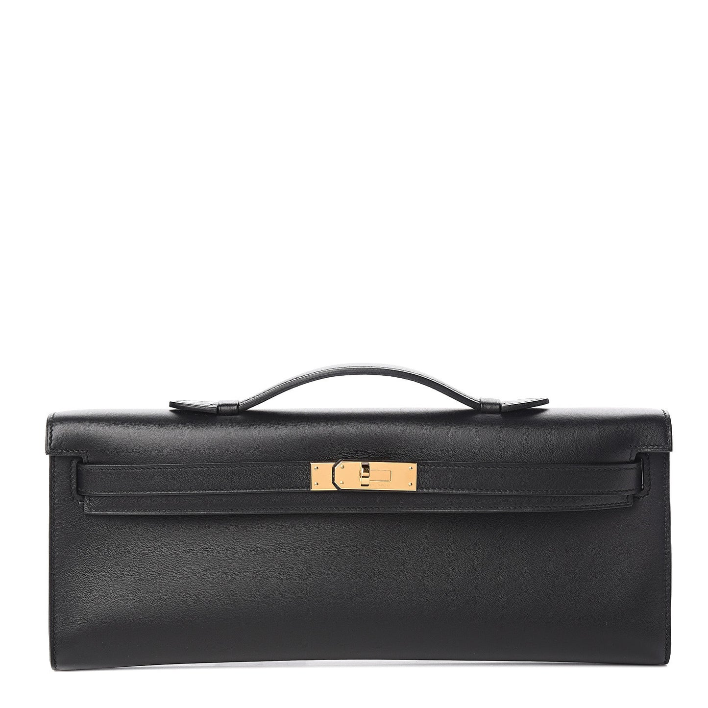 Swift Kelly Cut Clutch Pochette Black