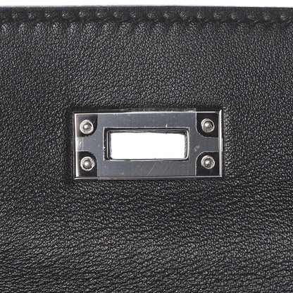 Hermes Swift Kelly Pochette Clutch Black 17 of 25
