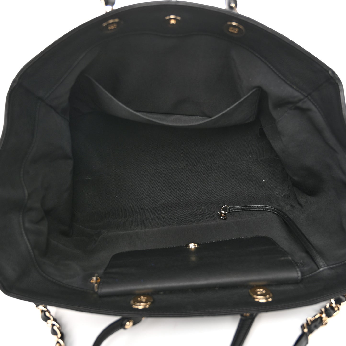 Bullskin Stitched Large Shopping Bag Black
