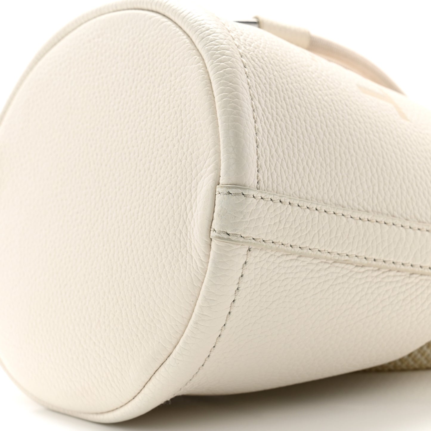 Grained Calfskin The Mini Bucket Bag Cotton