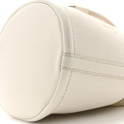 Marc Jacobs Grained Calfskin The Mini Bucket Bag Cotton 11 of 14