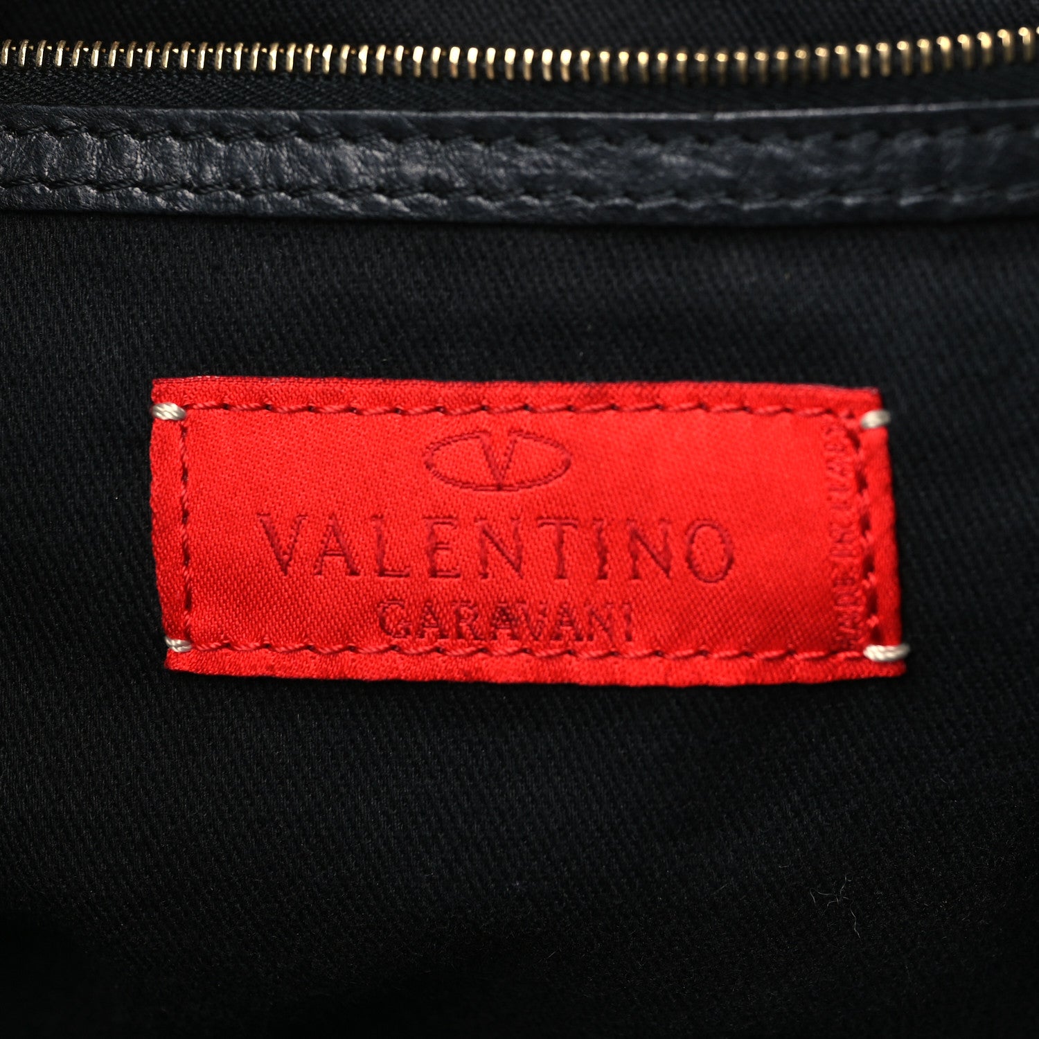 Valentino Garavani Calfskin Large Histoire Black 5 of 8