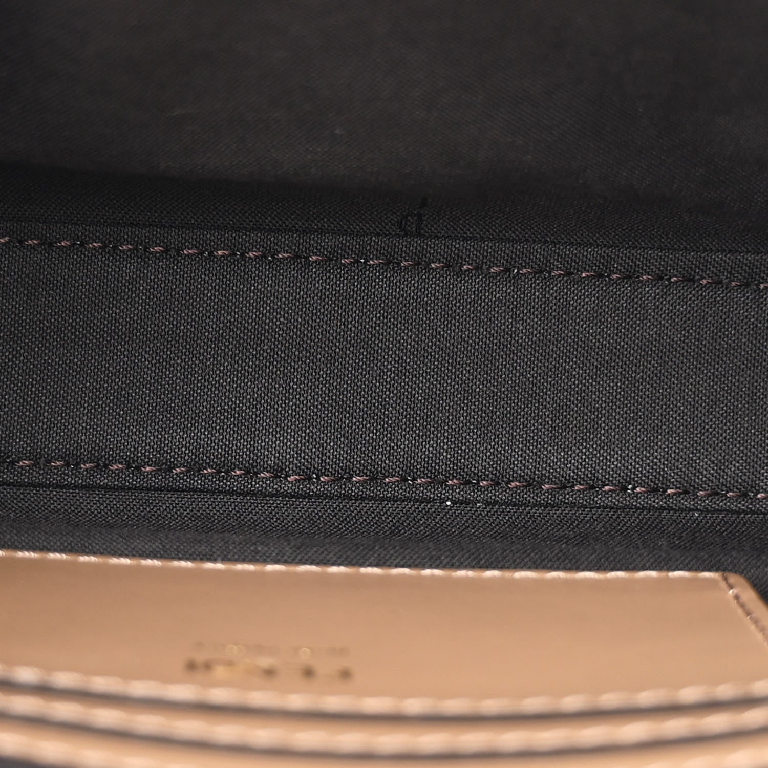 Fendi Fabric Jacquard Vitello Grace FF 1974 Baguette Pouch Tobacco Moro Sand 5 of 11