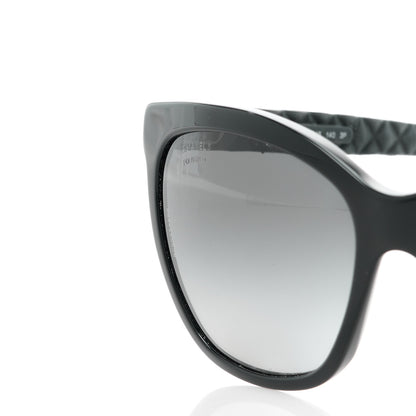 Chanel Acetate Quilted Polarized Butterfly CC Sunglasses 5288-Q Black 7 of 8