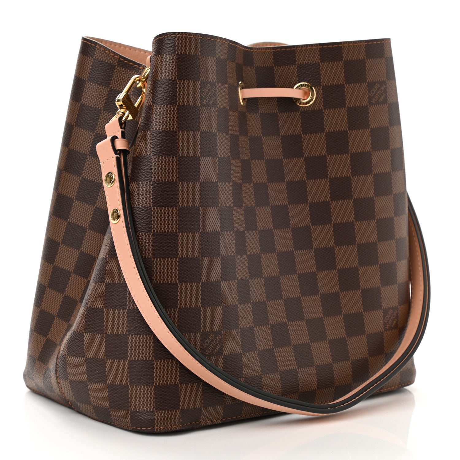 Louis Vuitton Damier Ebene Neonoe MM Venus Pink 3 of 10