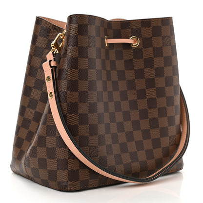 Louis Vuitton Damier Ebene Neonoe MM Venus Pink 3 of 10