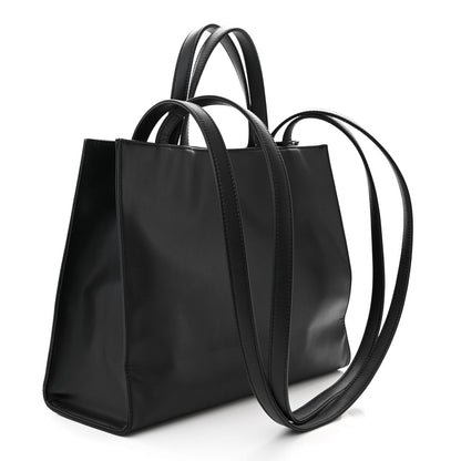Telfar Vegan Leather Medium Shopping Bag Black 3 of 13