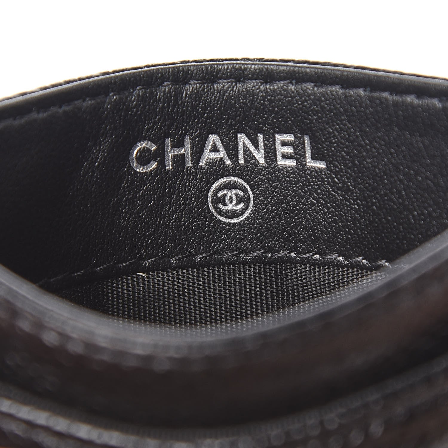 Chanel Caviar Quilted Incognito Card Holder Black 6 of 9